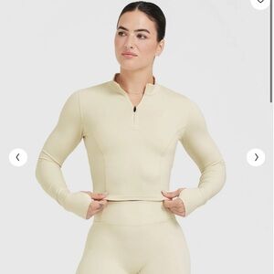 Oner active half zip crop